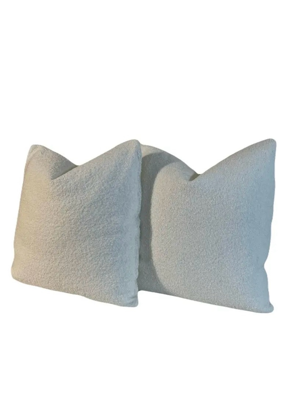 Colefax and Fowler Manuel Canovas “Gloria Neige” Feather down pillows